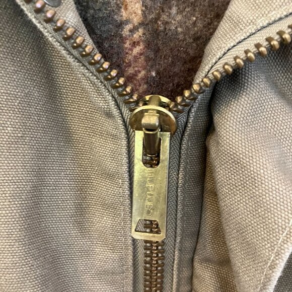 Carhartt Mens Vintage PB2321 Blanket Lined Canvas Jacket 2XL Tall Beige FA EXC - Picture 7 of 11